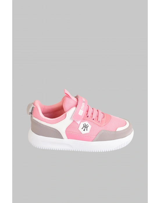 Cırtlı Kız Çocuk Günlük Spor Ayakkabı Sneaker