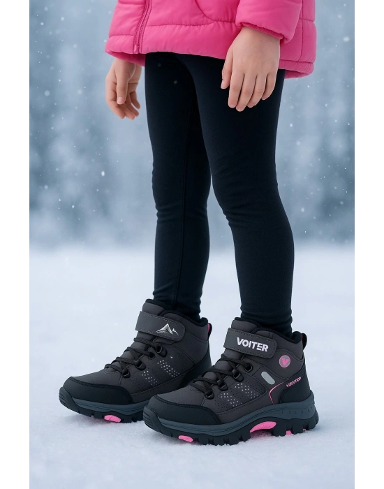 Çocuk unisex İçi Kürklü Fermuarlı Outdoor Bot