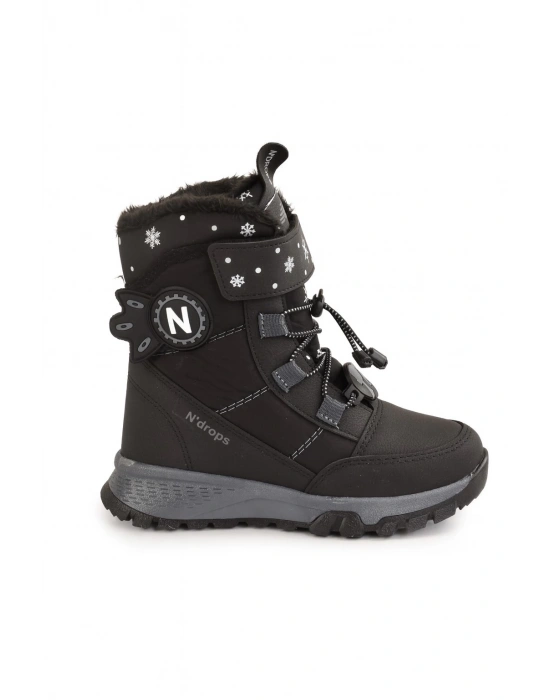 Dayanıklı, Su Geçirmez, Ortopedik, Cırtlı, Bej Kız Çocuk Kar Botu Ayakkabı