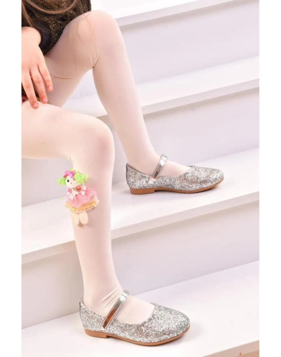 Elsa Kız Çocuk Pullu Babet