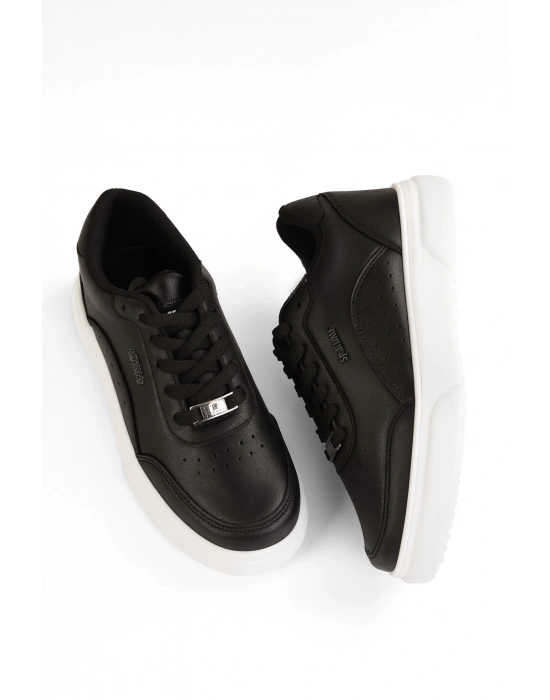 Erkek Bağcıklı Sneaker Günlük Rahat Dört Mevsim Spor Ayakkabı