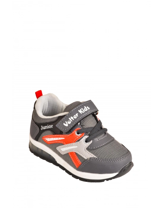 Erkek Çocuk Cırtlı Bağcıklı Sneaker Günlük Spor Ayakkabı