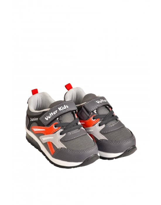 Erkek Çocuk Cırtlı Bağcıklı Sneaker Günlük Spor Ayakkabı