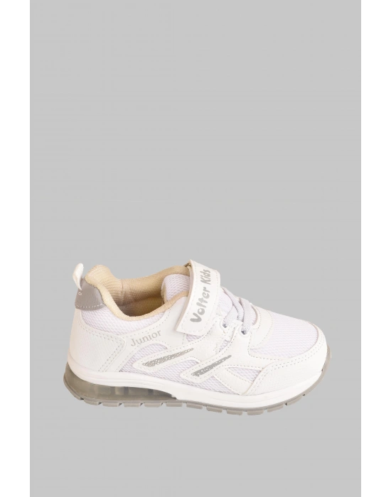 Erkek Çocuk Cırtlı Bağcıklı Sneaker Günlük Spor Ayakkabı