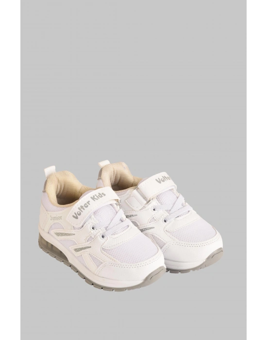 Erkek Çocuk Cırtlı Bağcıklı Sneaker Günlük Spor Ayakkabı