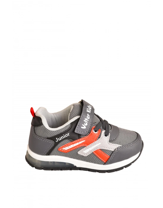 Erkek Çocuk Cırtlı Bağcıklı Sneaker Günlük Spor Ayakkabı