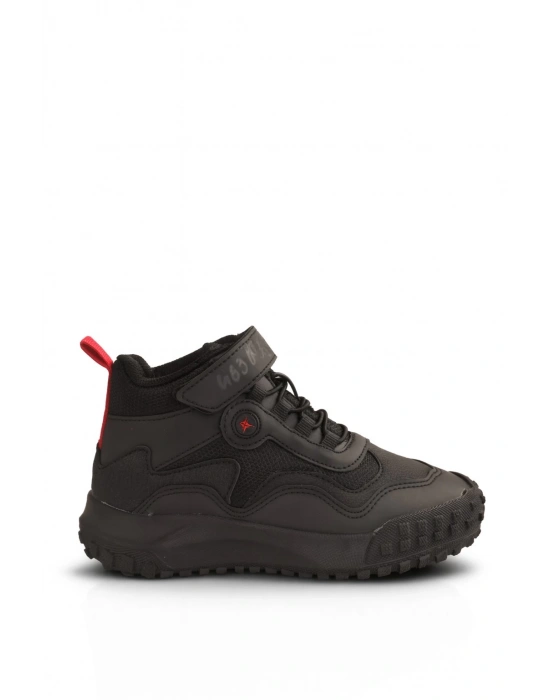 Erkek Çoçuk Ön Kısmı Açılmaz Ortopedik Kaymaz Taban Trekking Bot