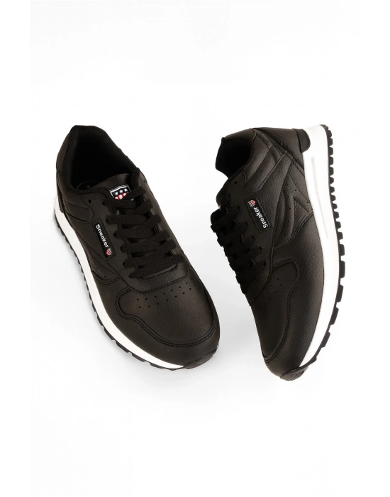 Erkek Kışlık Mevsimlik 4 Mevsim Bağcıklı Rahat Taban Günlük Sneaker Erkek Spor Ayakkabı