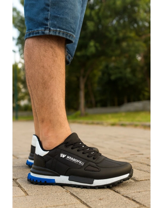 Erkek Spor Ayakkabı Beyaz Günlük Ortopedik Rahat Kaliteli ve Konforlu Kullanışlı Bağcıklı