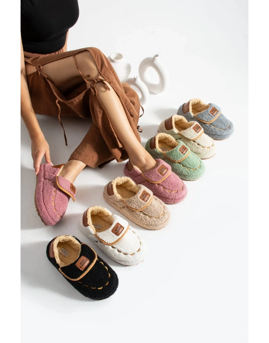 Ev Terliği Kaydırmaz Taban Kışlık Kadın Ev Terliği Çeyiz Terliği