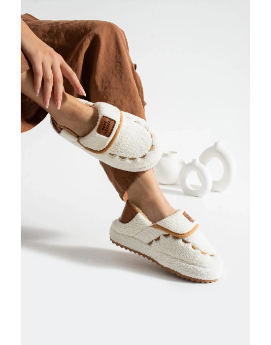 Ev Terliği Kaydırmaz Taban Kışlık Kadın Ev Terliği Çeyiz Terliği