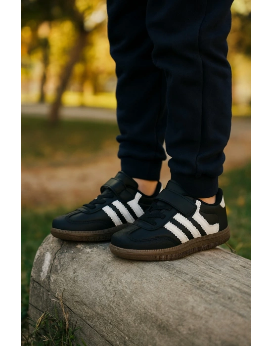 Günlük Unisex Çocuk Sneaker Bağcıklı Hafif Kaymaz Taban Ayakkabı
