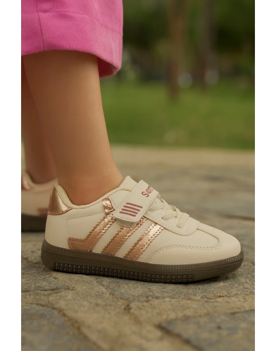 Günlük Unisex Çocuk Sneaker Bağcıklı Hafif Kaymaz Taban Ayakkabı