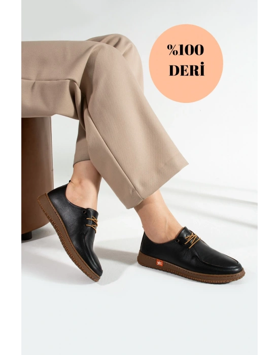 Hakiki Deri Kadın Casual Ayakkabı