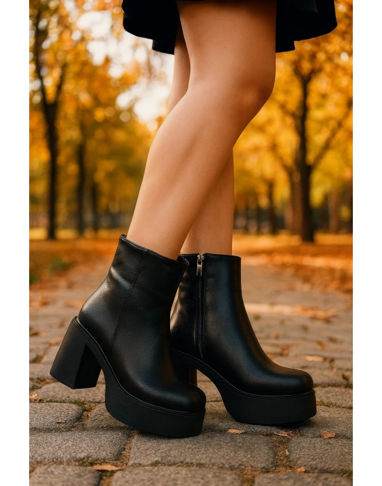 Kadın Blok Platform Topuklu Bot