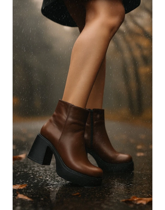 Kadın Blok Platform Topuklu Bot