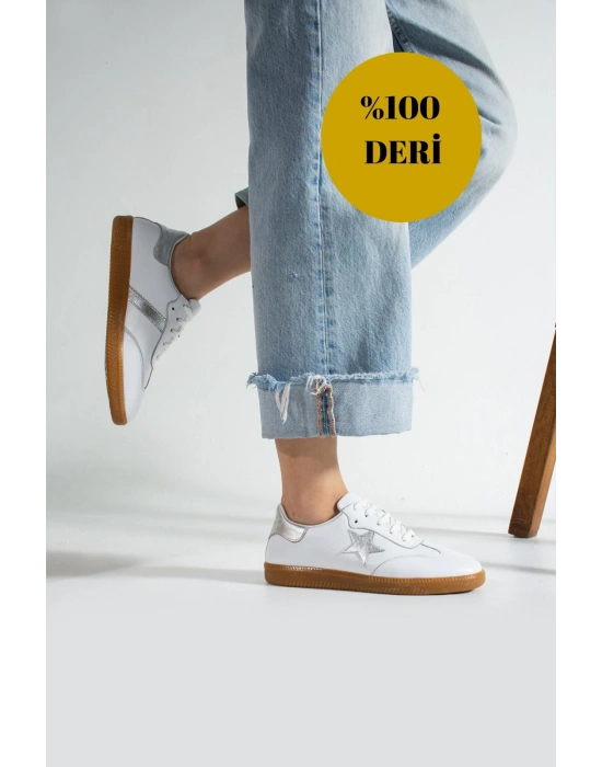 Kadın İçi Dışı Hakiki Deri Casual Ayakkabı
