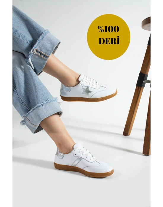 Kadın İçi Dışı Hakiki Deri Casual Ayakkabı