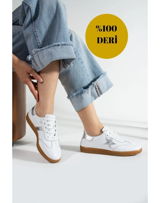 Kadın İçi Dışı Hakiki Deri Casual Ayakkabı