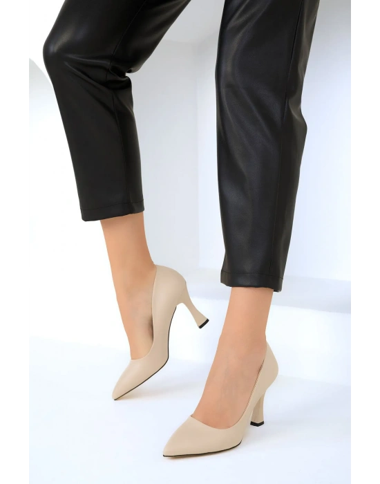 Kadın Klasik Kadeh Topuk Stiletto Ayakkabı