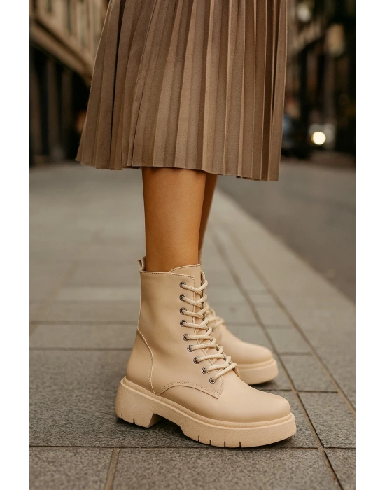 Kadın Postal Fermuarlı Kaymaz Taban Bot