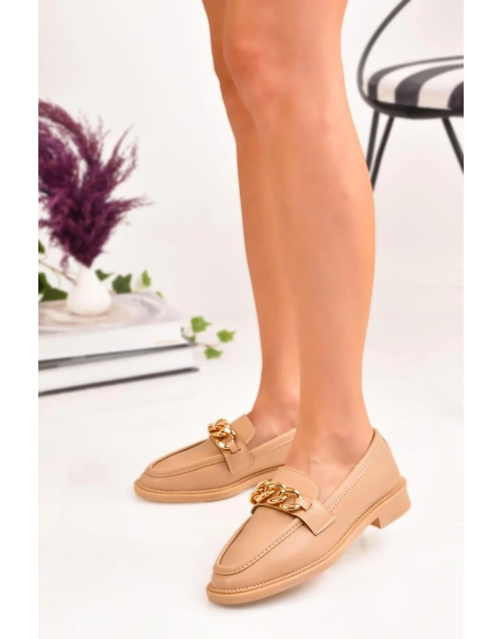 Kadın Siyah Makosen Günlük Loafer Ayakkabı