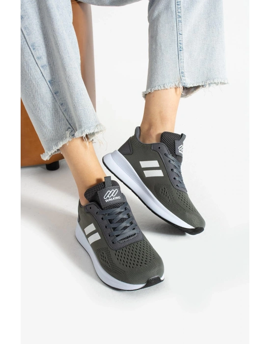 Kadın Sneaker Ayakkabı Hava Alan Konforlu ve Esnek Kullanışlı Hava Alan Ortapedik Spor Ayakkabı