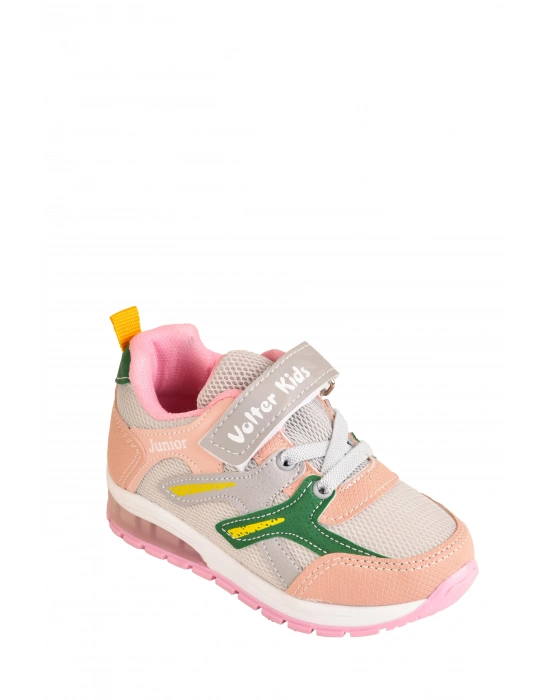 Kız Çocuk Cırtlı Günlük Spor Ayakkabı Sneaker