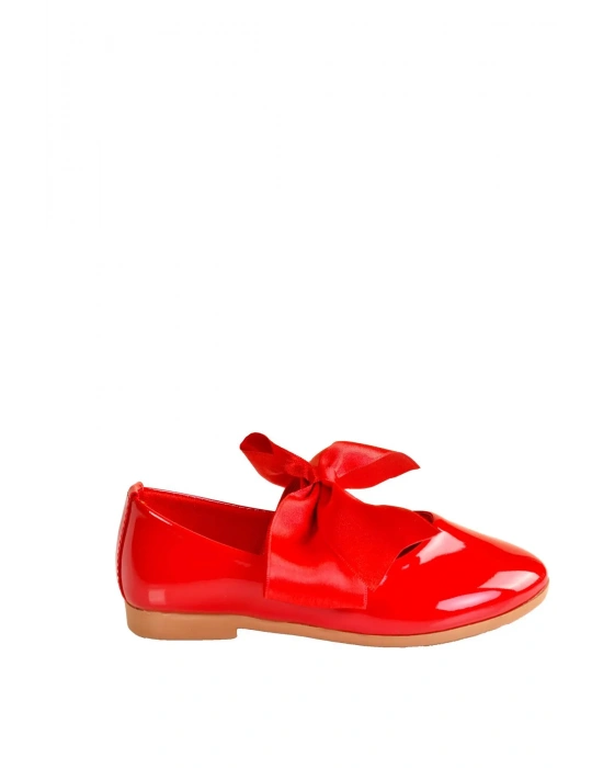 Kız Çocuk Fiyonklu Babet Ayakkabı