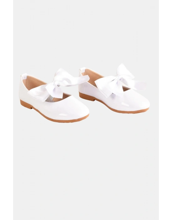 Kız Çocuk Fiyonklu Babet Ayakkabı