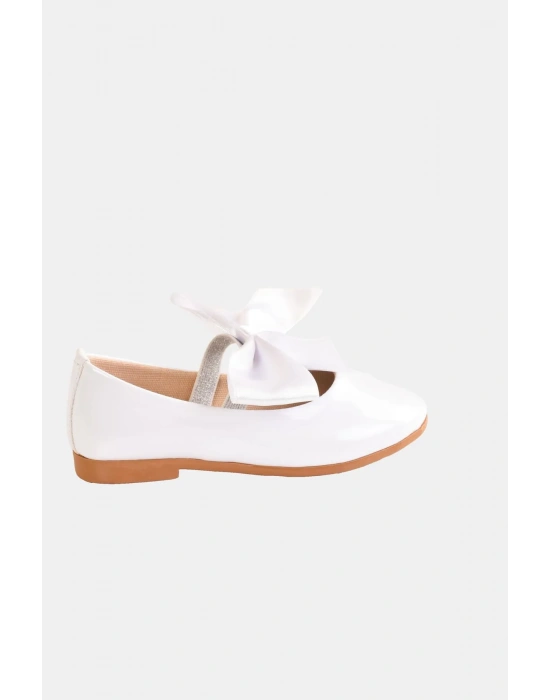 Kız Çocuk Fiyonklu Babet Ayakkabı