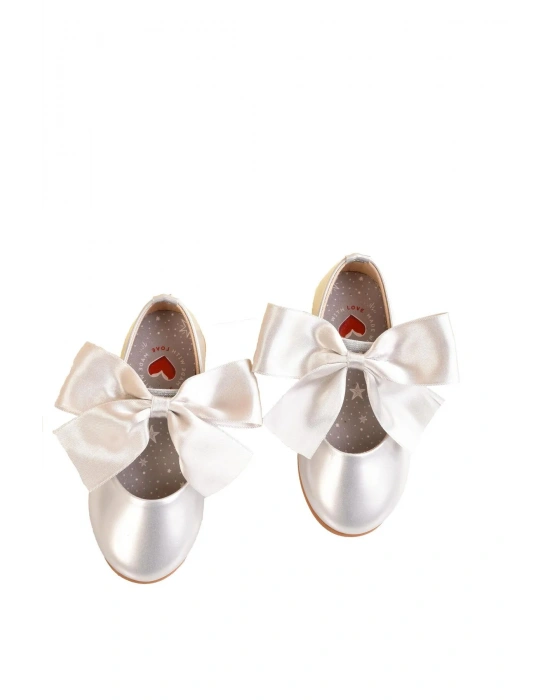 Kız Çocuk Fiyonklu Babet Ayakkabı