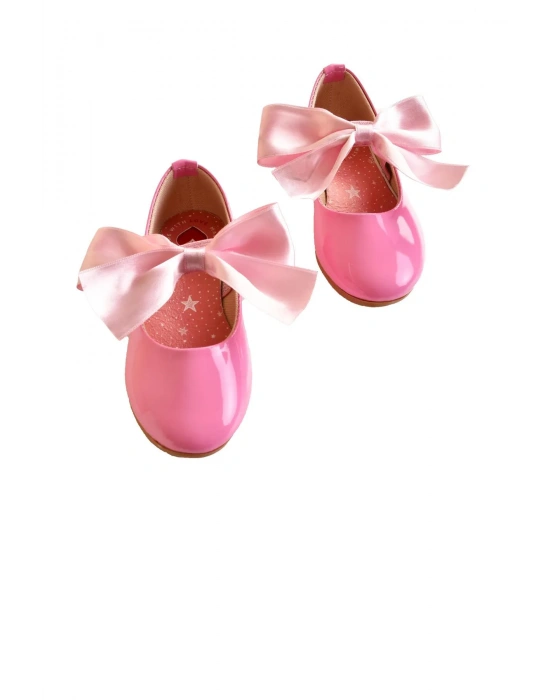 Kız Çocuk Fiyonklu Babet Ayakkabı