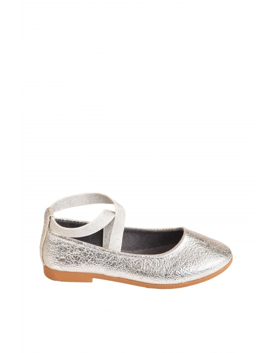 Kız Çocuk Gümüş Bilekten Dolamalı Babet