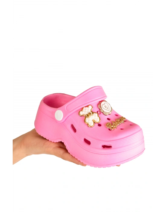 KIZ ÇOCUK KAYMAZ YÜKSEK TABAN RAHAT KALIP PLAJ HAVUZ ÇOCUK TERLİĞİ