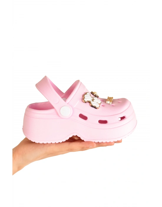 KIZ ÇOCUK KAYMAZ YÜKSEK TABAN RAHAT KALIP PLAJ HAVUZ ÇOCUK TERLİĞİ