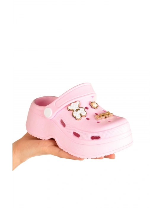 KIZ ÇOCUK KAYMAZ YÜKSEK TABAN RAHAT KALIP PLAJ HAVUZ ÇOCUK TERLİĞİ