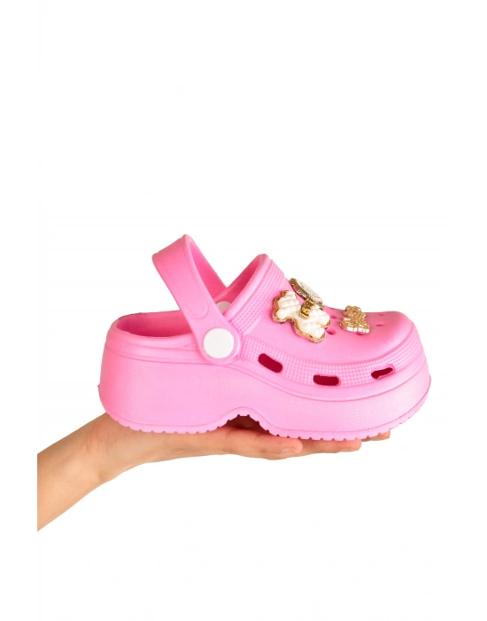 KIZ ÇOCUK KAYMAZ YÜKSEK TABAN RAHAT KALIP PLAJ HAVUZ ÇOCUK TERLİĞİ