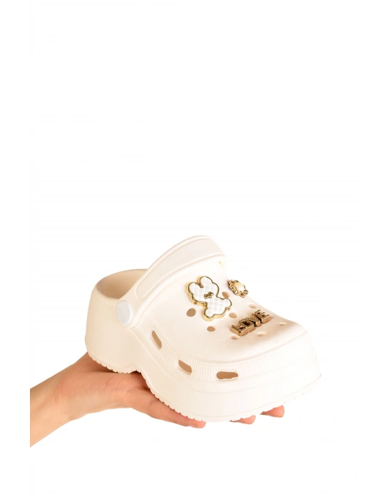 KIZ ÇOCUK KAYMAZ YÜKSEK TABAN RAHAT KALIP PLAJ HAVUZ ÇOCUK TERLİĞİ