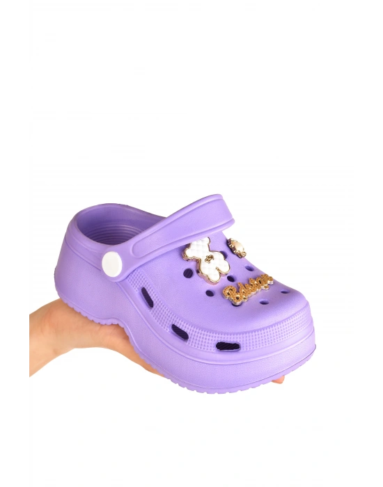 KIZ ÇOCUK KAYMAZ YÜKSEK TABAN RAHAT KALIP PLAJ HAVUZ ÇOCUK TERLİĞİ