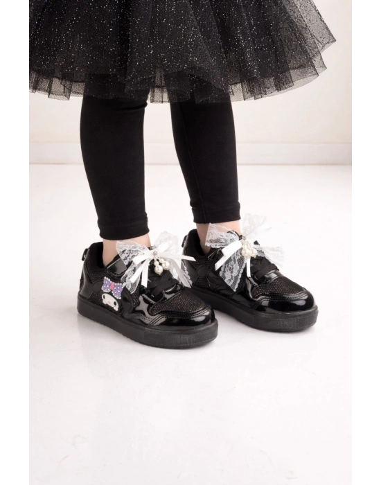 Kız Çocuk LED Taban Işıklı Spor Ayakkabı