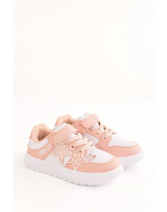 Kız Çocuk Yıldız Detaylı Sneaker Ayakkabı