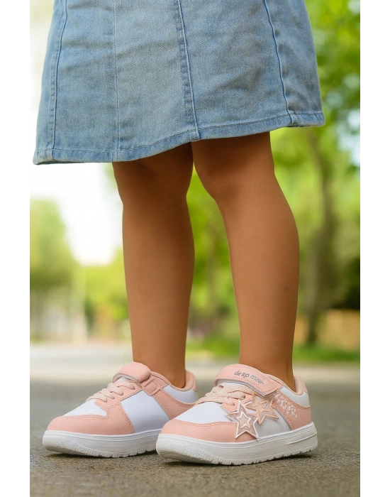 Kız Çocuk Yıldız Detaylı Sneaker Ayakkabı