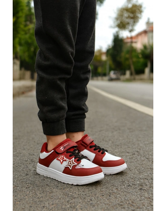 Kız Çocuk Yıldız Detaylı Sneaker Ayakkabı