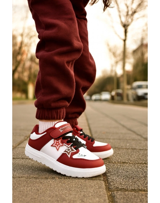 Kız Çocuk Yıldız Detaylı Sneaker Ayakkabı