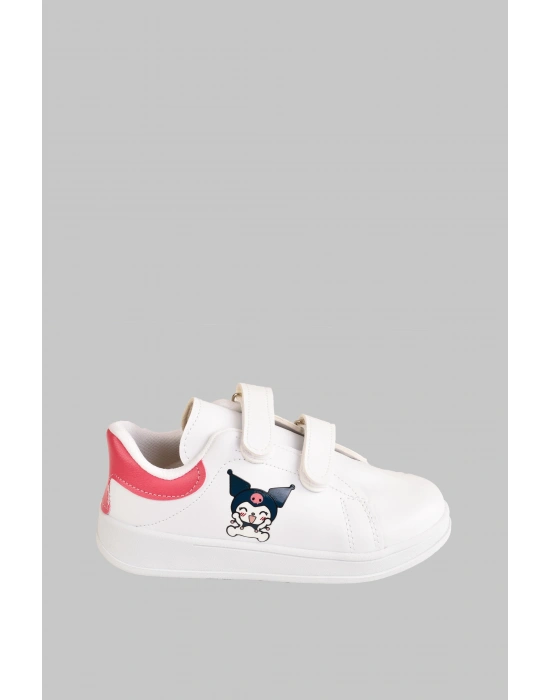 Kuromi Baskılı Cırtlı Kız Çocuk Spor Ayakkabı Sneaker
