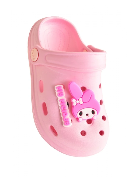 Kuromi My Melodi Kız Çocuk Kaymaz Taban Terlik Günlük Havuz Plaj Sandaleti