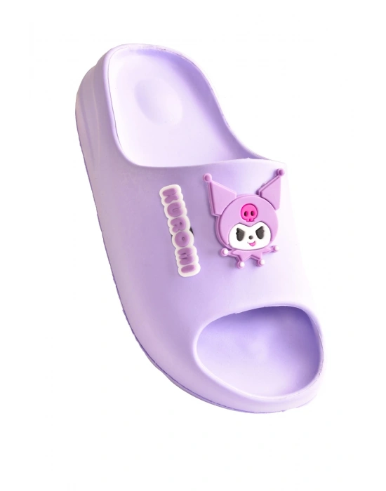 Kuromi My Melody Kız Çocuk Kaymaz Taban Terlik Havuz Plaj Deniz Terliği