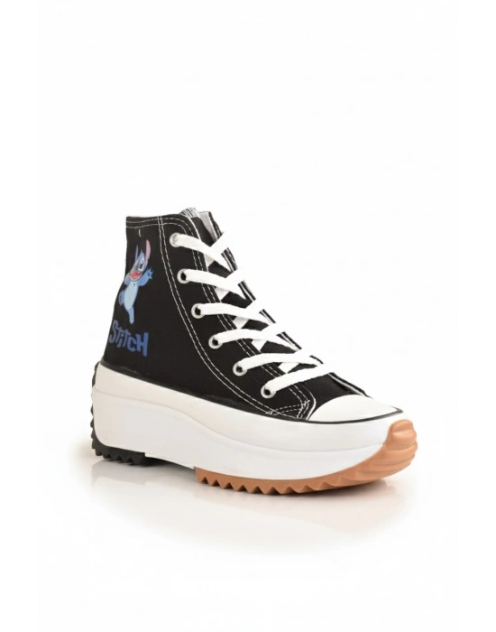 LABUBU BASKILI YÜKSEK TABAN BOĞAZLI SNEAKRS