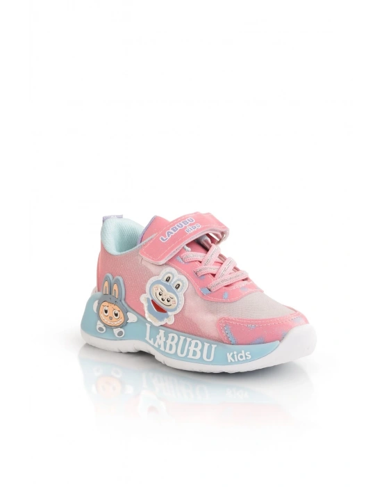 LABUBU KIZ ÇOCUK HAFİF VE ESNEK SPOR AYAKKABI 26 İLE 30 NO ARASI IŞIKLIDIR